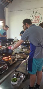 Nicolas en pleine préparation !