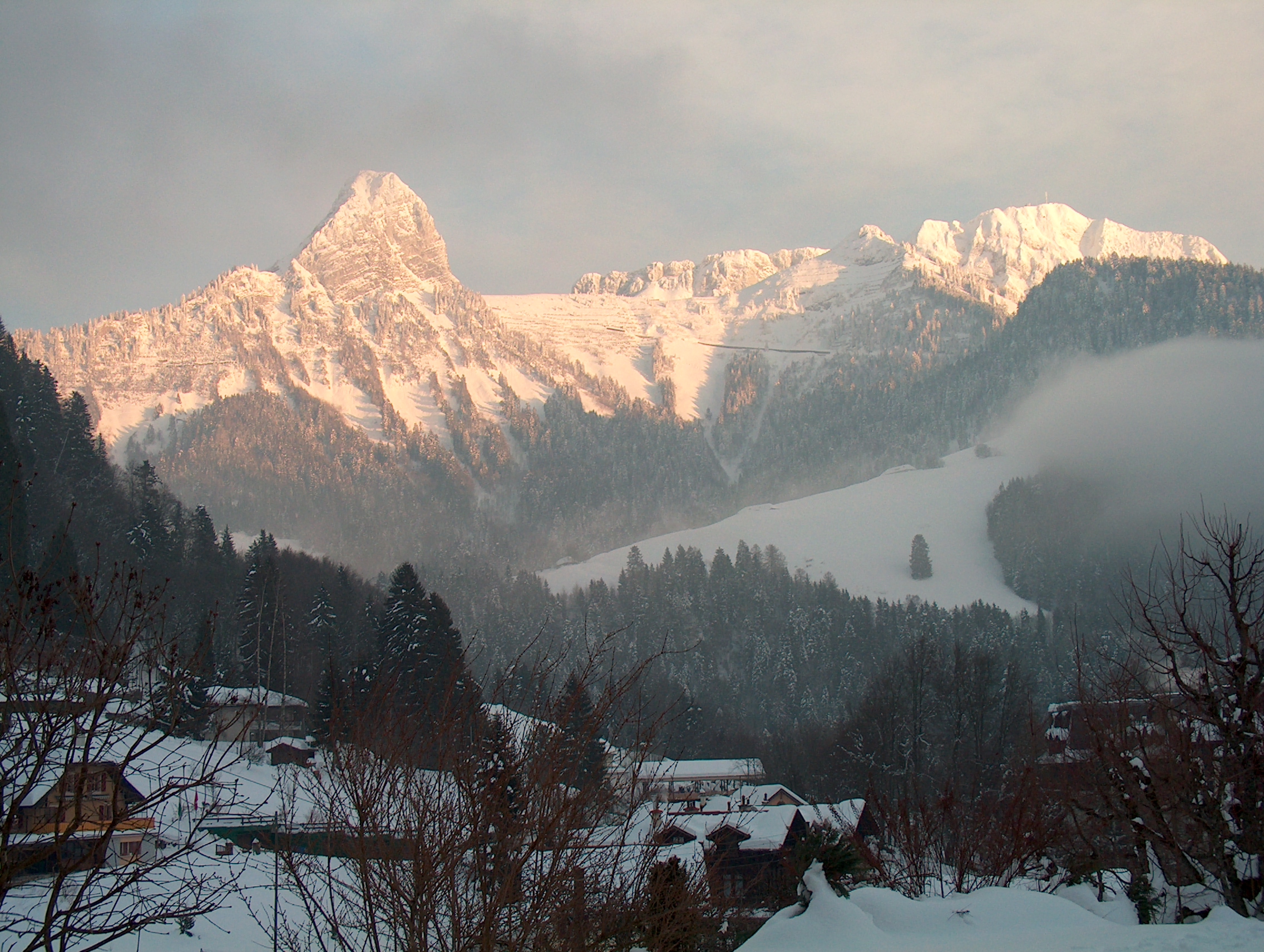 La vue de ma chambre en Suisse