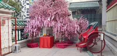 La déco du joli temple de Man Mo