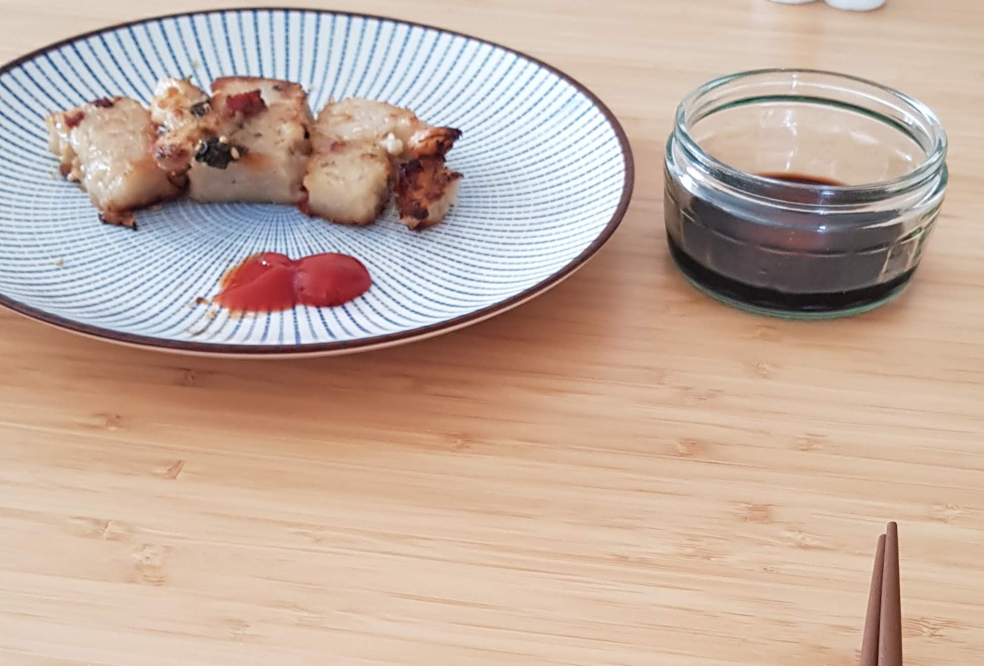 Le Lo bak go que nous avons mangé le premier jour du Nouvel An chinois!