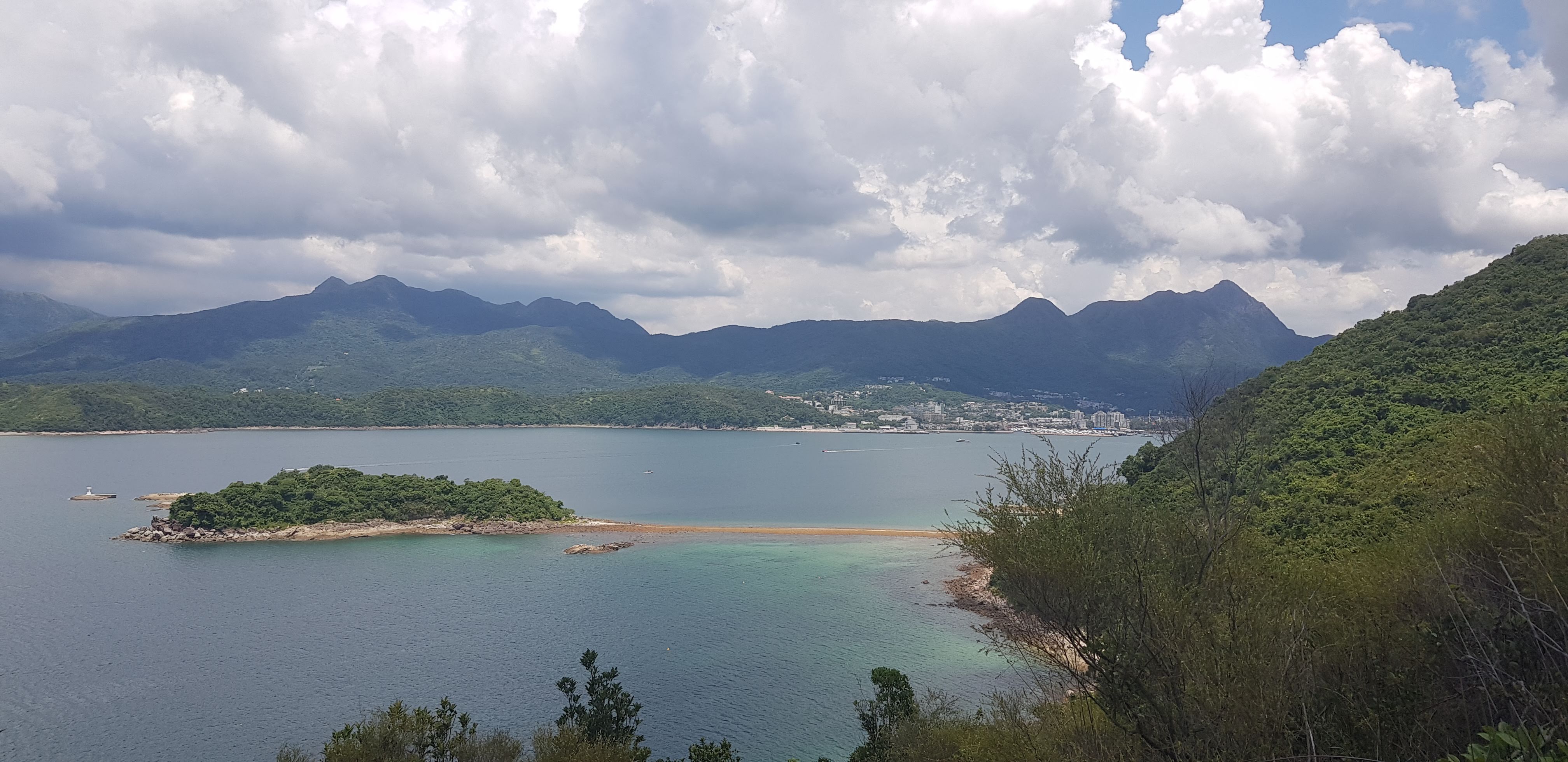 Un trombolo à Sai Kung